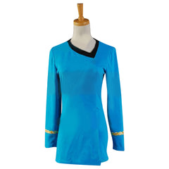 TV Star Trek Blue Dress Uniform Halloween Cosplay Costume Halloween Carnival Suit