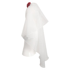 Haunted Mansion Ghost Bride Constance Hatchaway Cosplay Costume Outfits Halloween Carnival Suit-Coshduk