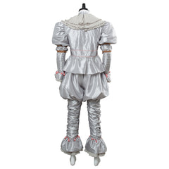 Movie IT 2 Pennywise Clown Outfit Cosplay Costume Stephen King Adult Men Women Halloween Carnival Suit