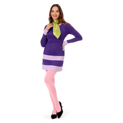Where Are You Daphne Blake Cosplay Costume Dress Outfits Halloween Carnival Suit Scooby Doo