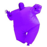Purple Inflatable Jumpsuit Outfits Cosplay Costume Halloween Carnval Suit