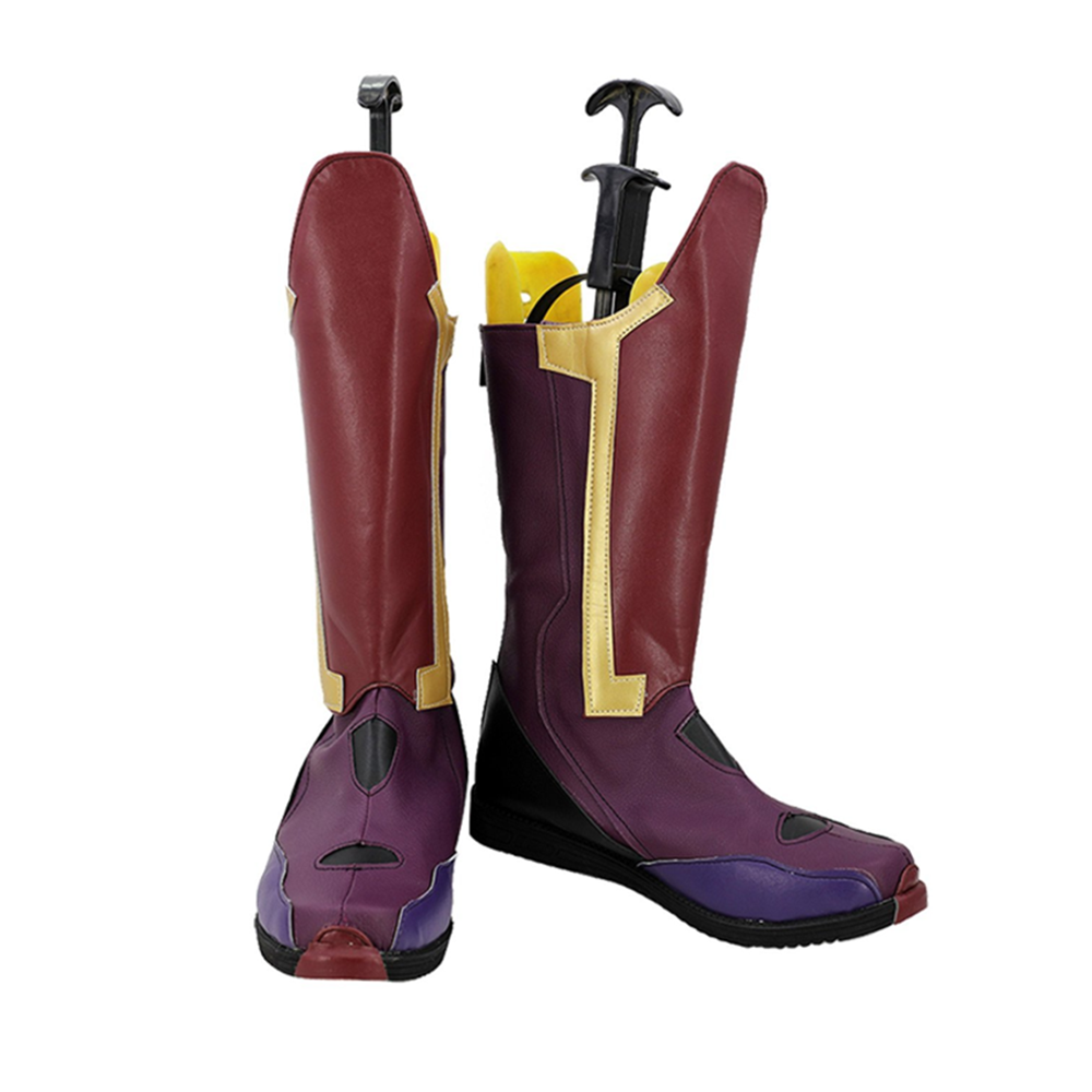 TV Wanda Vision 2021 Vision Brown Shoes Boots Cosplay Accessories Halloween Carnival Props