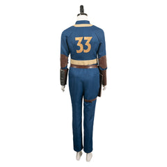 TV Fallout (2024) Lucy Vault 33 Dark Blue Jumpsuit Vault Dweller Set Outfits Cosplay Costume Halloween Carnival Suit