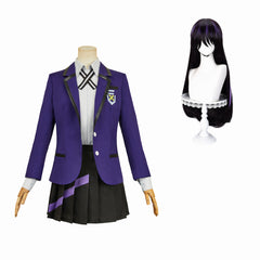 Mobile Suit Gundam GQuuuuuuX (2025) Nyaan Purple Uniform Skirt Outfits Cosplay Costume