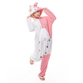 Danganronpa Monomi Pink Bunny Jumpsuit Sleepwear Pajamas Outfit Cosplay Costume Halloween Carnival Suit