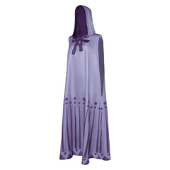 Movie Wish 2023 Asha Purple Cloak Outfits Cosplay Costume Halloween Carnival Props Suit