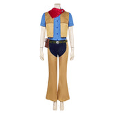 Movie Princess Peach: Showtime! 2024 Brown Cowboy Set Outfits Cosplay Costume Halloween Carnival Suit