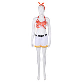 Final Fantasy VII Rebirth 2024 Yuffie Kisaragi White Swimsuit Outfits Cosplay Costume Halloween Carnival Suit