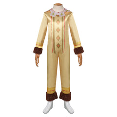 Kids Children Movie Wish 2023 Valentino Yellow Jumpsuit Outfits Cosplay Costume Halloween Carnival Suit
