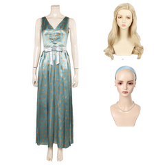 Final Destination: Bloodlines (2025) Iris Campbell Green Polka Dot Dress Outfits Cosplay Costume