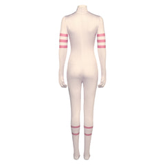 TV Hazbin Hotel 2024 Angel Dust White Jumpsuit Outfits Cosplay Costume Halloween Carnival Suit