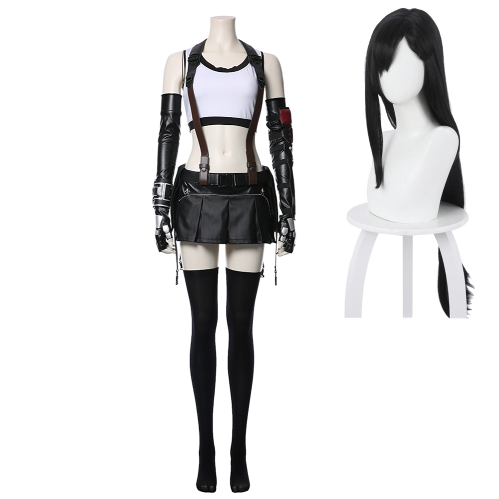 Game Final Fantasy VII Remake Tifa Lockhart Cosplay Costume