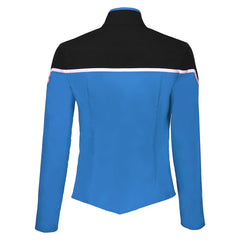 Star Trek: Lower Decks Season 1 Blue Uniform Shirt Top Cosplay Costume Halloween Carnival Suit