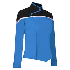 Star Trek: Lower Decks Season 1 Blue Uniform Shirt Top Cosplay Costume Halloween Carnival Suit