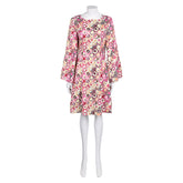 Retro 70s Hippie Disco Band Multi Jacquard Dress Cosplay Costume Outfits Carnival Suit