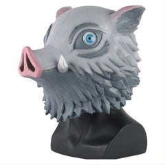 Anime Hashibira Inosuke Gray Pig Push Mask Cosplay Costume Outfits Halloween Carnival Suit
