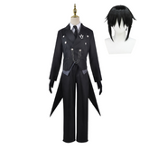 Black Butler (2024) Sebas Black Set Outfits Cosplay Costume Halloween Carnival Suit
