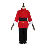 Ranma 1/2 Ranma Saotome Red Kung Fu Set Outfits Cosplay Costume