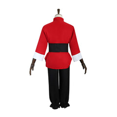 Ranma 1/2 Ranma Saotome Red Kung Fu Set Outfits Cosplay Costume