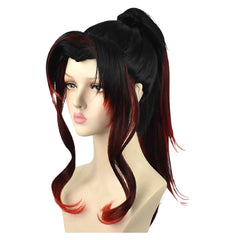 Tsugikuni Yoriichi/ Kokushibo Tsugikuni Michikatsu Wig Cosplay Heat Resistant Synthetic Hair Halloween Carnival Props