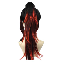 Tsugikuni Yoriichi/ Kokushibo Tsugikuni Michikatsu Wig Cosplay Heat Resistant Synthetic Hair Halloween Carnival Props