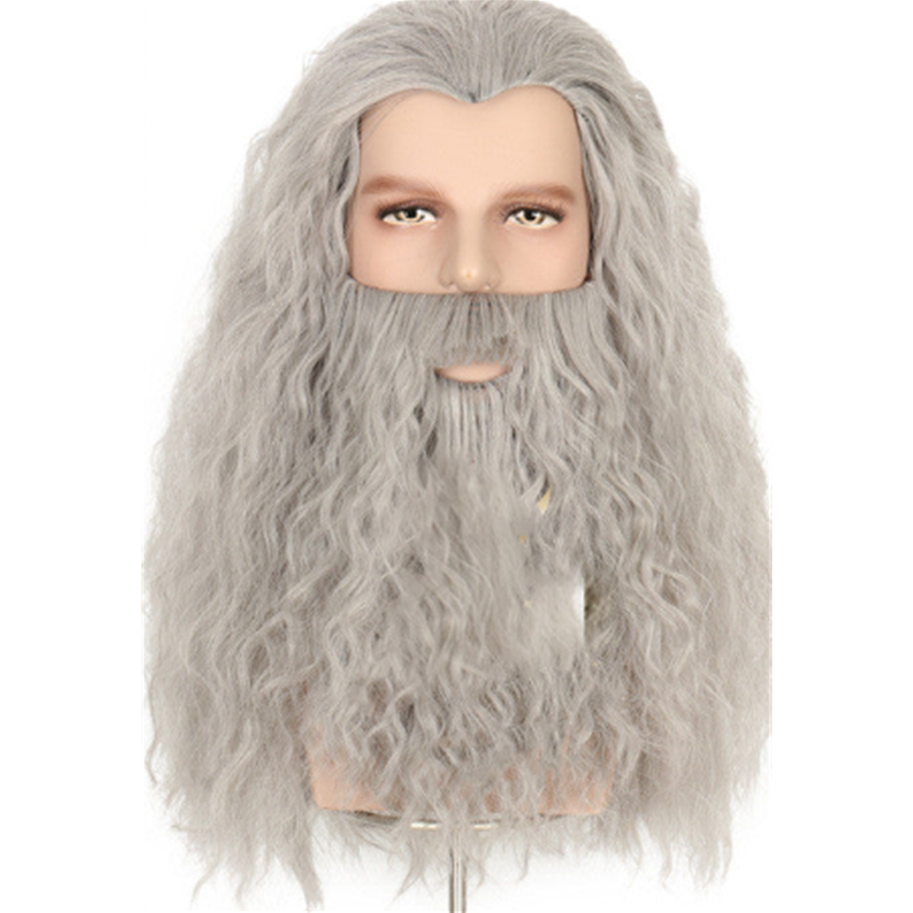 TV The Lord of the Rings The Hobbit Gandalf Cosplay Wig Halloween Carnival Props