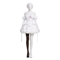 Alien Stage ZOMST Sua White Dress Set Performance Outfits Cosplay Costume
