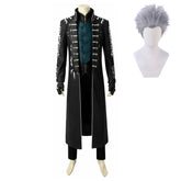 Devil May Cry 5 Vergil Black Long Coat Set Outfits Cosplay Costume