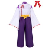 The World Is Dancing (2026) Oniyasha White Purple Kimono Outfits Cosplay Costume