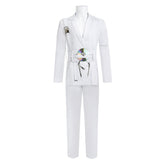 Alien Stage Luka White Suit Set Stage Performance Outfits Cosplay Costume