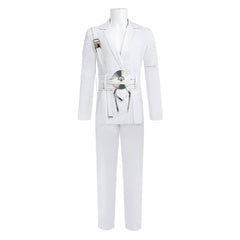 Alien Stage Luka White Suit Set Stage Performance Outfits Cosplay Costume
