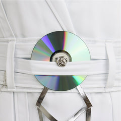 Alien Stage Luka White Suit Set Stage Performance Outfits Cosplay Costume
