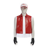 Tekken 8 Terry Bogard Red Jacket Hat Gloves Set Outfits Cosplay Costume