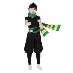 Kids Children Princess Peach: Showtime! 2024 Ninja Peach Black Outfits Cosplay Costume Halloween Carnival Suit