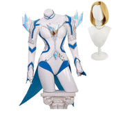 Mv Rivals (2025) Emma Frost White Queen Blue White Bodysuit Outfits Cosplay Costume