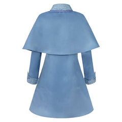 Beauxbatons Academy of Magic Female Blue School Uniform Dress Outfit Cosplay Costume