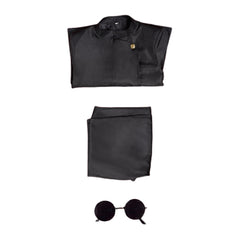 Gojo Satoru Black School Uniform Set Outfit Cosplay Halloween Costume