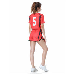 Anime Nekoma High School NO 5 Kozume Kenma Cosplay Costume Women‘s Jersey Sports Wear Uniform Top Shorts