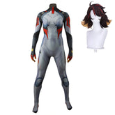 Mv Rivals (2025) Peni Parker Gray Red Jumpsuit Outfits Cosplay Costume