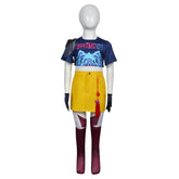 Kids Children KPop Demon Hunters (2025) Huntrix Rumi Mira Zoey Yellow Outfits Cosplay Costume