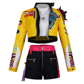 KPop Demon Hunters (2025) Rumi Yellow Jacket Set Outfits Cosplay Costume