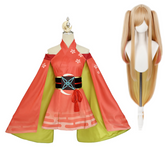 Cosmic Princess Kaguya (2026) Kaguya Orange Kimono Dress Set Outfits Cosplay Costume