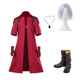 Devil May Cry (2025) Dante Red Coat Gloves Outfits Cosplay Costume
