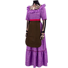 CoCo Imelda Rivera Purple Dress Outfits Cosplay Costume Halloween Carnival Suit