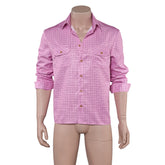 28 Years Later (2025) Jamie Pink Gingham Shirt Outfits Cosplay Costume