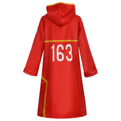 Anime One Piece Luffy Red Coat Outfits Cosplay Costume Halloween Carnival Suit