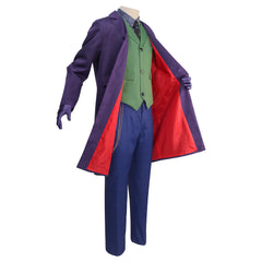 The Dark Knight Joker Cosplay Costume Outfits Halloween Carnival Suit