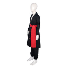 Kids Children Anime One Piece Roronoa Zoro Black Set Outfits Cosplay Costume Halloween Carnival Suit