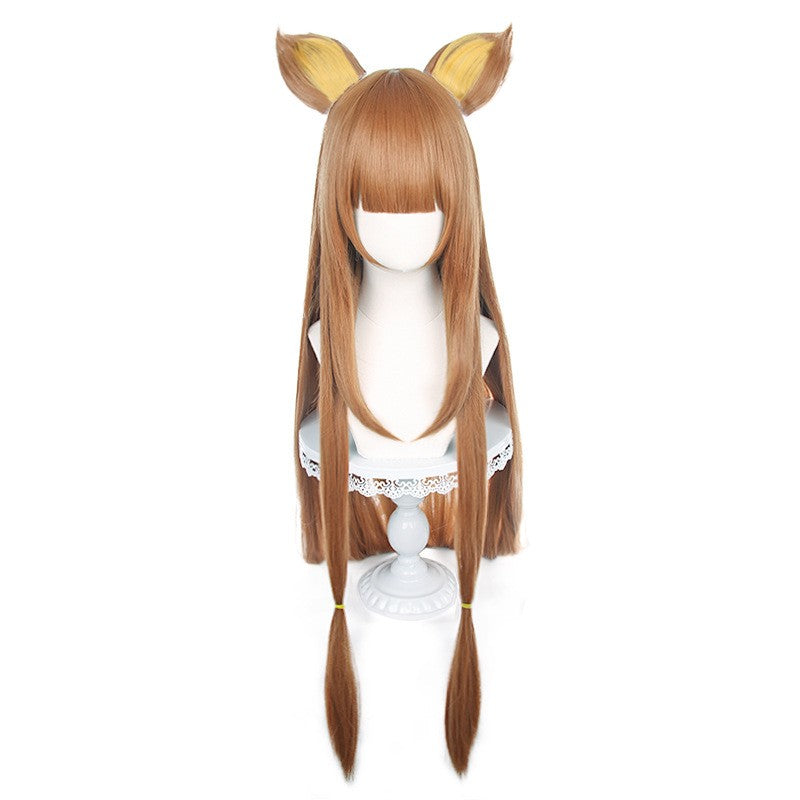 Anime Raphtalia Yellow Wigs Cosplay Accessories Halloween Carnival Props