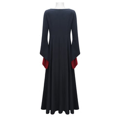 The Addams Family (2025) Mother Black Dress Outfits Cosplay Costume Halloween Suit